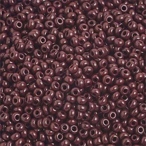 Preciosa 10/0 Rocaille Seed Beads - SB10-13780 - Opaque Dark Brown