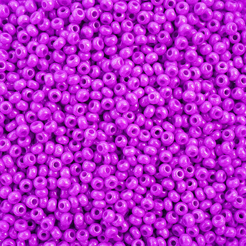 Preciosa 10/0 Rocaille Seed Beads - SB10-16125 - Opaque Dyed Lilac