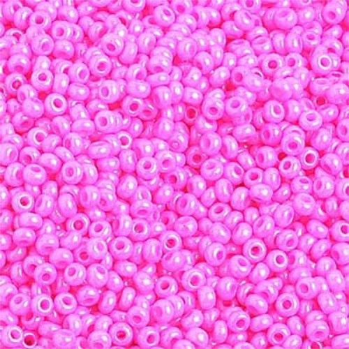 Preciosa 10/0 Rocaille Seed Beads - SB10-16177 - Opaque Dyed Rose