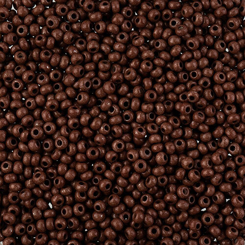 Preciosa 10/0 Rocaille Seed Beads - SB10-16A19 - Dark Brown - Terra Intensive