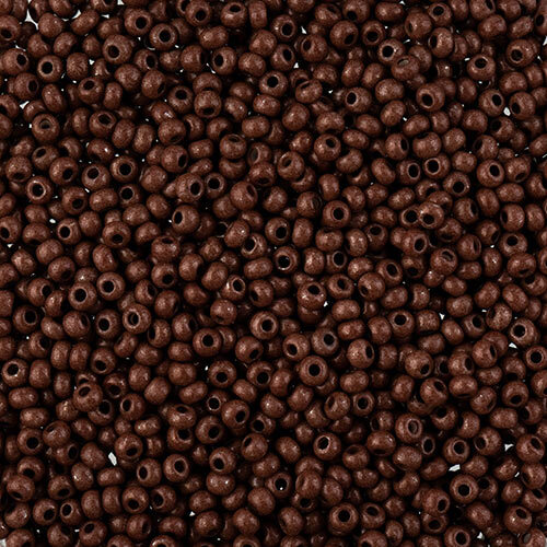 Preciosa 10/0 Rocaille Seed Beads - SB10-16A19 - Dark Brown - Terra Intensive