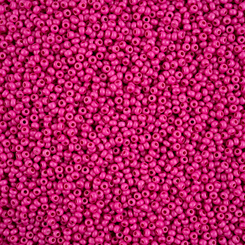 Preciosa 10/0 Rocaille Seed Beads - SB10-16A26M - Matte Pink - Terra Intensive