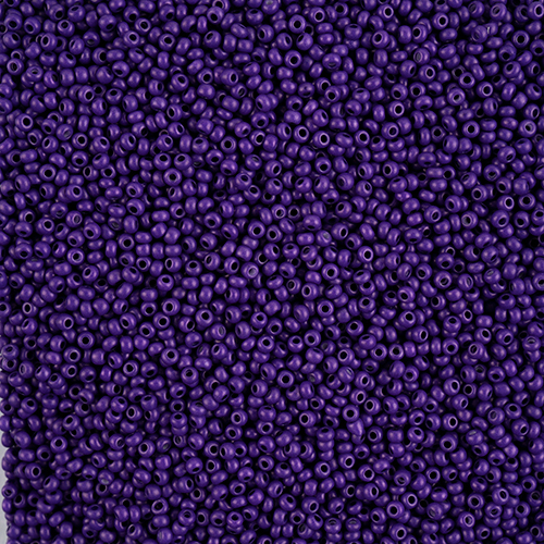 Preciosa 10/0 Rocaille Seed Beads - SB10-16A28M - Matte Purple - Terra Intensive