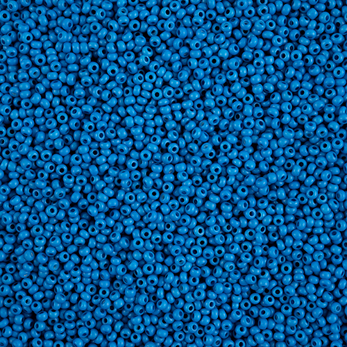 Preciosa 10/0 Rocaille Seed Beads - SB10-16A38M - Matte Blue - Terra Intensive