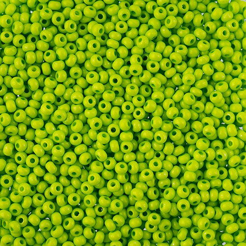 Preciosa 10/0 Rocaille Seed Beads - SB10-16A54 - Light Green - Terra Intensive