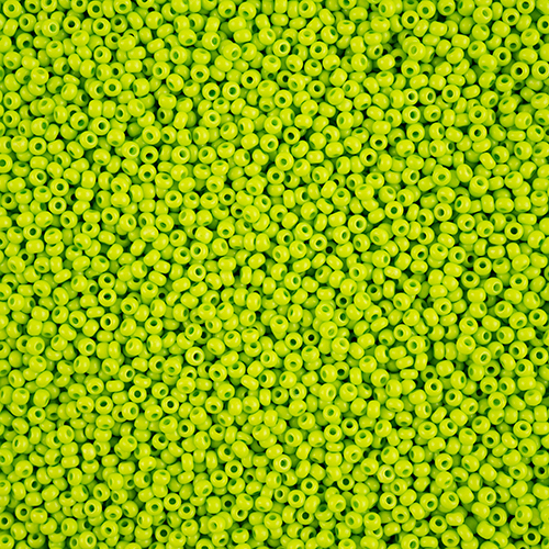 Preciosa 10/0 Rocaille Seed Beads - SB10-16A54M - Matte Light Green - Terra Intensive