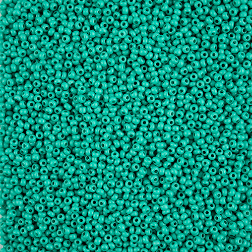 Preciosa 10/0 Rocaille Seed Beads - SB10-16A58M - Matte Dark Green - Terra Intensive