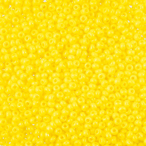 Preciosa 10/0 Rocaille Seed Beads - SB10-16A86 - Yellow - Terra Intensive