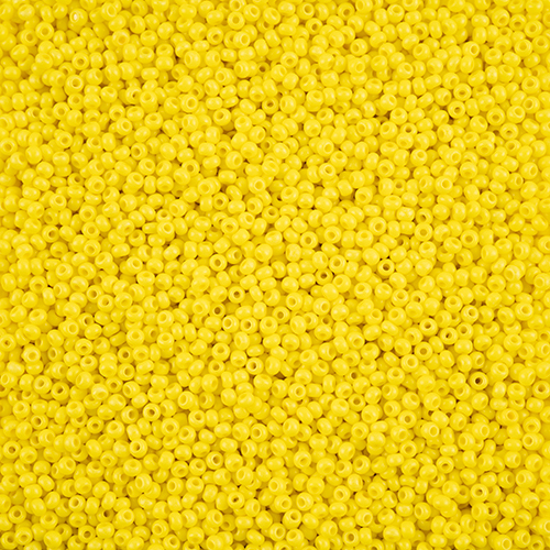Preciosa 10/0 Rocaille Seed Beads - SB10-16A86M - Matte Yellow - Terra Intensive