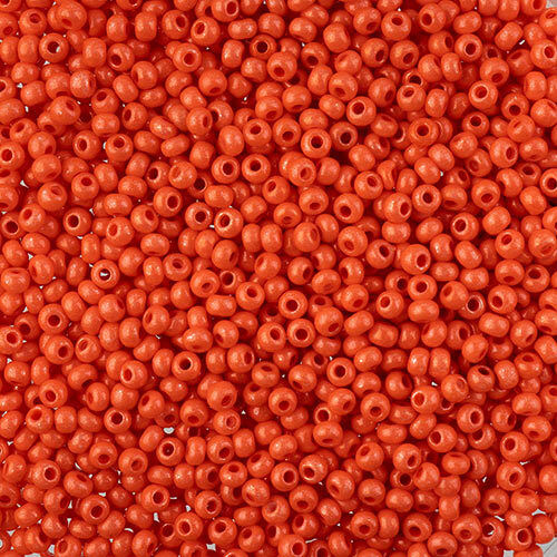 Preciosa 10/0 Rocaille Seed Beads - SB10-16A91 - Orange - Terra Intensive