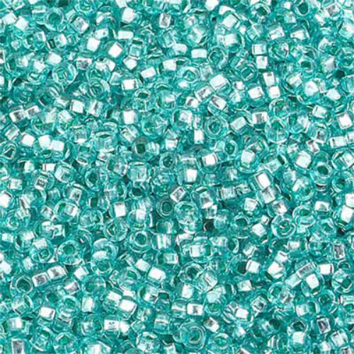 Preciosa 10/0 Rocaille Seed Beads - SB10-18258 - Silver Lined Dyed Green