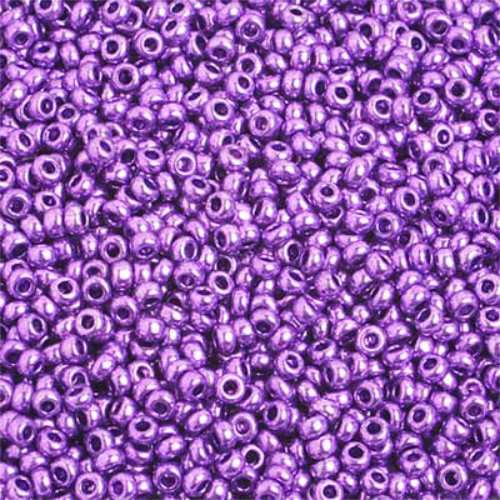 Preciosa 10/0 Rocaille Seed Beads - SB10-18328 - Metallic Purple