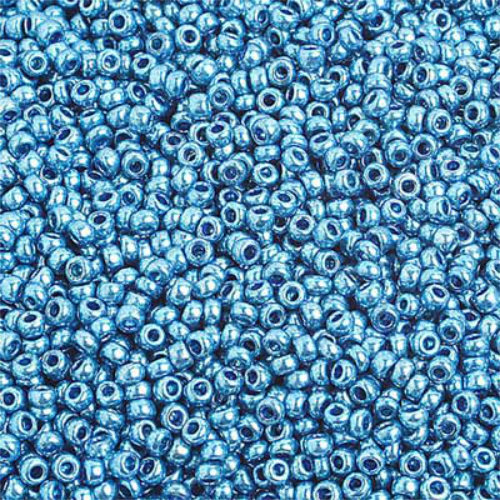 Preciosa 10/0 Rocaille Seed Beads - SB10-18336 - Metallic Blue