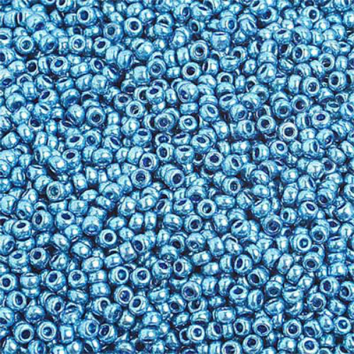 Preciosa 10/0 Rocaille Seed Beads - SB10-18336 - Metallic Blue