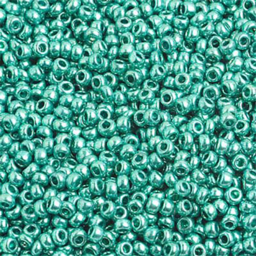 Preciosa 10/0 Rocaille Seed Beads - SB10-18358 - Metallic Green