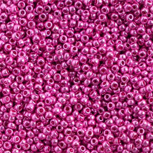 Preciosa 10/0 Rocaille Seed Beads - SB10-18377 - Metallic Pink