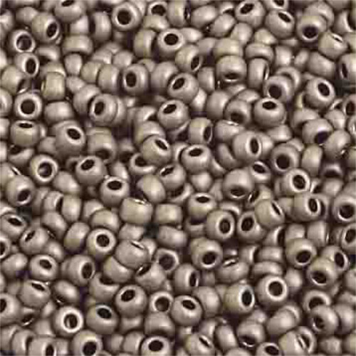 Preciosa 10/0 Rocaille Seed Beads - SB10-18549M - Metallic Brown Matt Terra Color