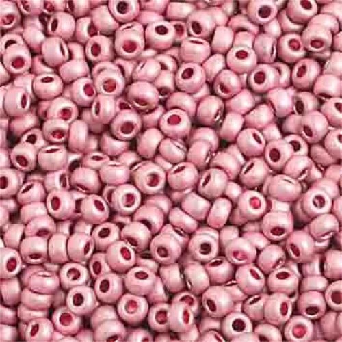 Preciosa 10/0 Rocaille Seed Beads - SB10-18595M - Metallic Mauve Matt Terra Color