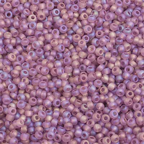 Preciosa 10/0 Rocaille Seed Beads - SB10-21010M - Transparent Light Amethyst AB Matt