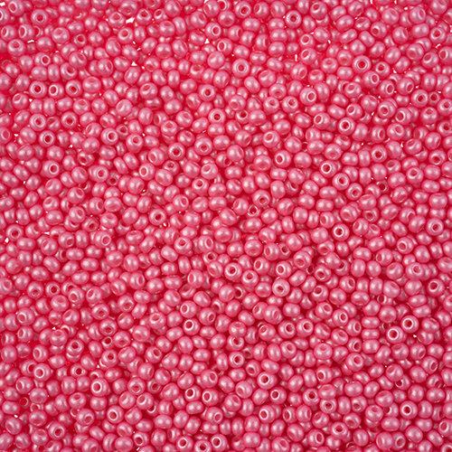 Preciosa 10/0 Rocaille Seed Beads - SB10-22010 - Chalk Light Pink - PermaLux