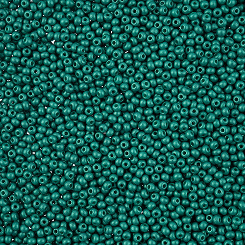 Preciosa 10/0 Rocaille Seed Beads - SB10-22017 - Chalk Sea Green - PermaLux