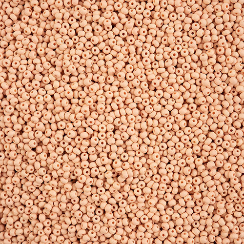 Preciosa 10/0 Rocaille Seed Beads - SB10-22M05 - Matte Chalk Apricot - PermaLux