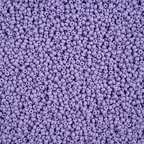 Preciosa 10/0 Rocaille Seed Beads - SB10-22M14 - Matte Chalk Lavender - PermaLux