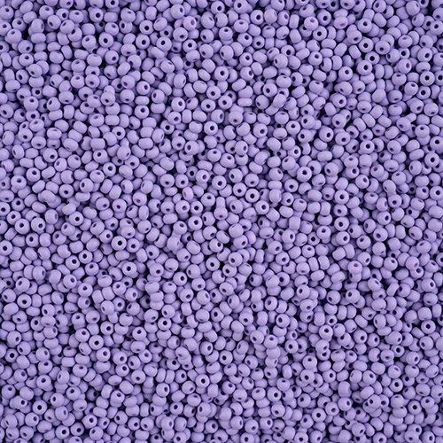 Preciosa 10/0 Rocaille Seed Beads - SB10-22M14 - Matte Chalk Lavender - PermaLux