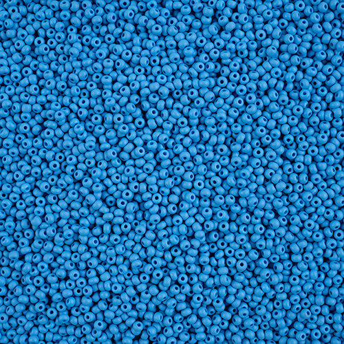 Preciosa 10/0 Rocaille Seed Beads - SB10-22M20 - Matte Chalk Light Blue - PermaLux