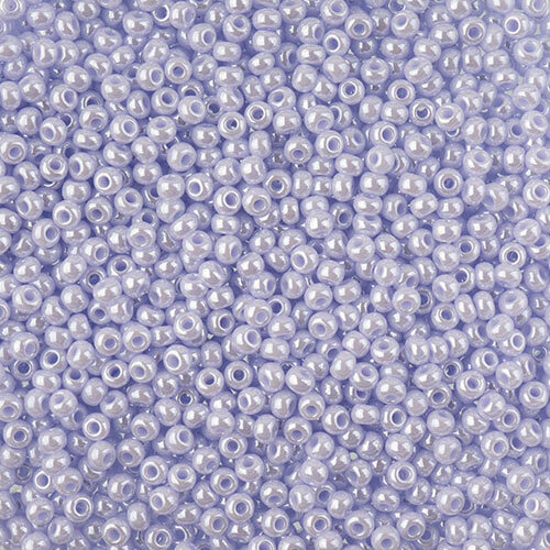 Preciosa 10/0 Rocaille Seed Beads - SB10-23420-L - Opaque Natural Lilac Luster
