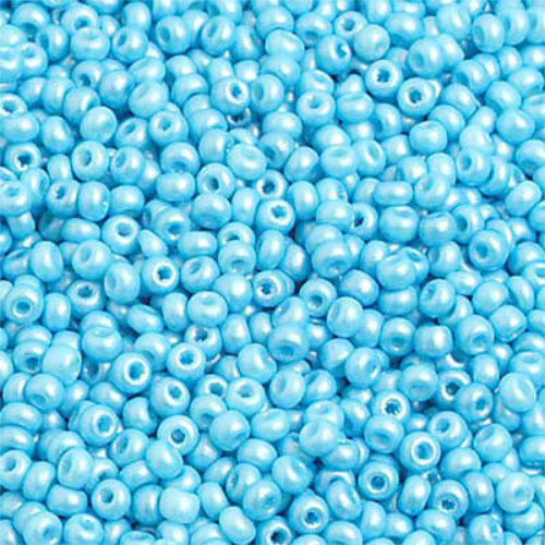Preciosa 10/0 Rocaille Seed Beads - SB10-23630 - Shiny Turquoise