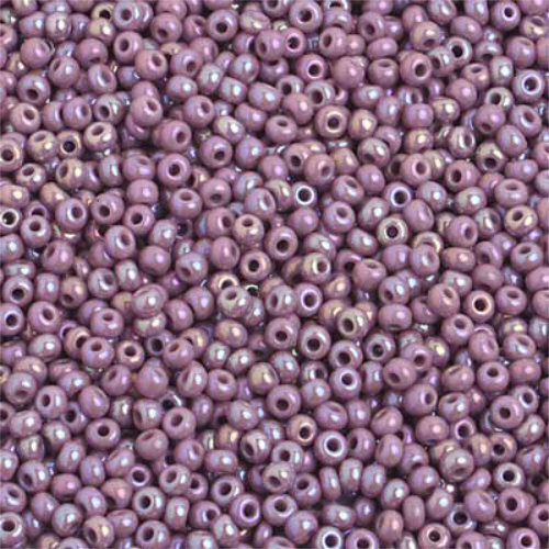 Preciosa 10/0 Rocaille Seed Beads - SB10-24020 - Opaque Mauve AB