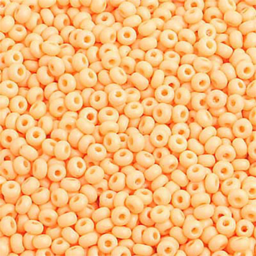 Preciosa 10/0 Rocaille Seed Beads - SB10-26850M - Opaque Orange Matt