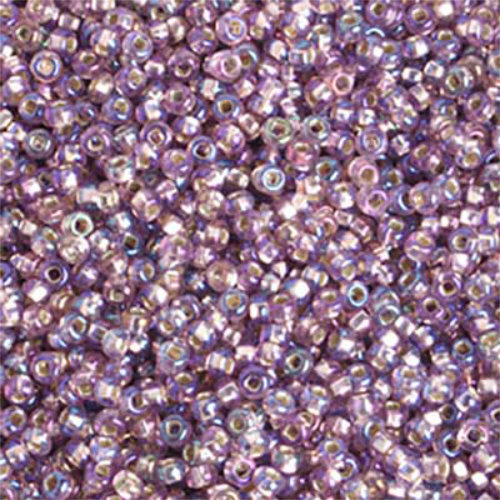 Preciosa 10/0 Rocaille Seed Beads - SB10-27019 - Silver Lined Light Amethyst AB