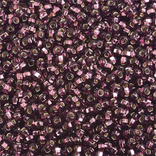 Preciosa 10/0 Rocaille Seed Beads - SB10-27060 - Silver Lined Purple