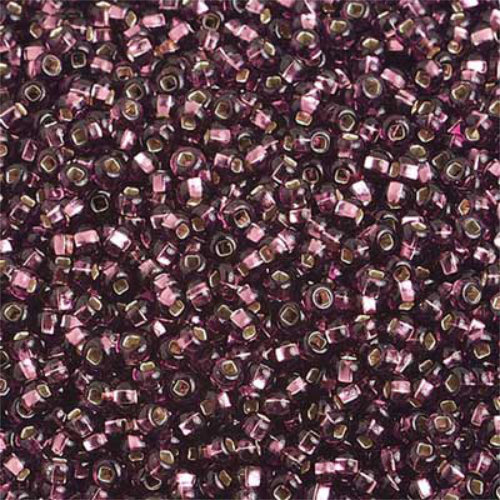 Preciosa 10/0 Rocaille Seed Beads - SB10-27060 - Silver Lined Purple