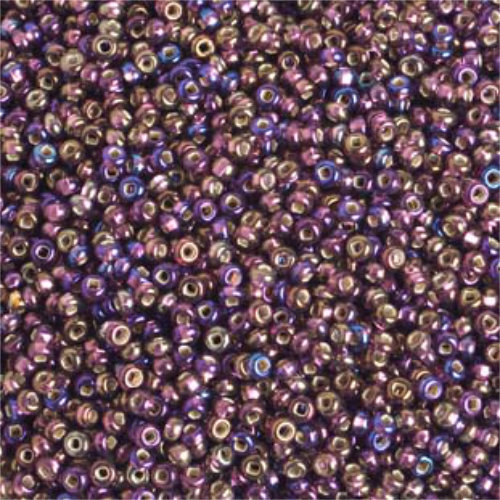 Preciosa 10/0 Rocaille Seed Beads - SB10-27069 - Silver Lined Purple AB
