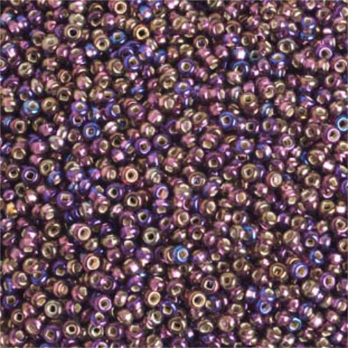 Preciosa 10/0 Rocaille Seed Beads - SB10-27069 - Silver Lined Purple AB