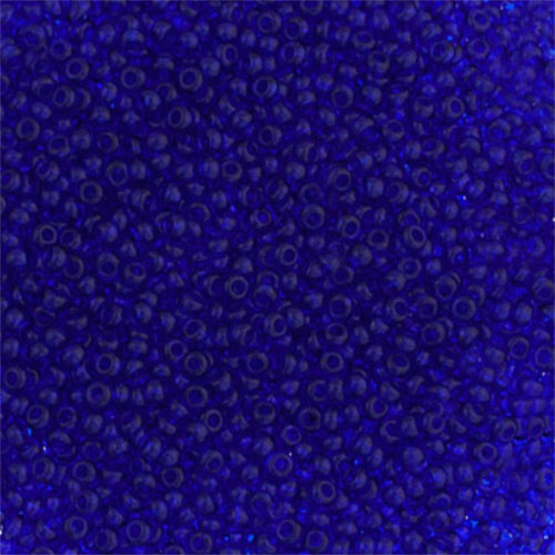 Preciosa 10/0 Rocaille Seed Beads - SB10-30100 - Transparent Royal Blue