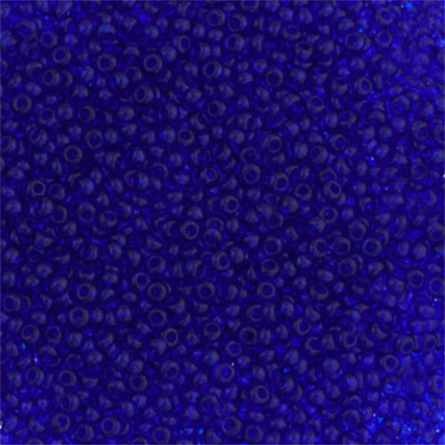 Preciosa 10/0 Rocaille Seed Beads - SB10-30100 - Transparent Royal Blue