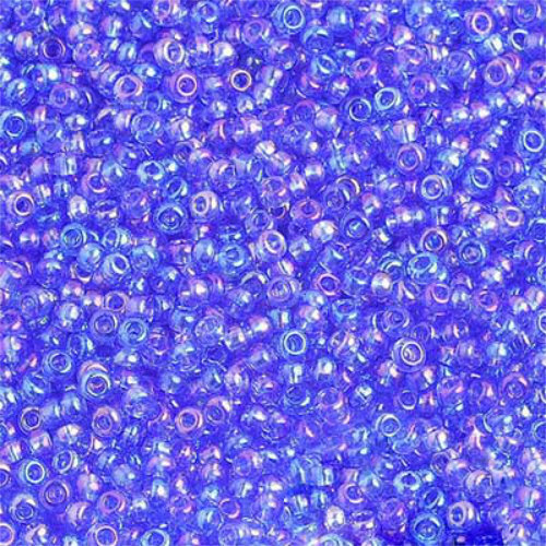 Preciosa 10/0 Rocaille Seed Beads - SB10-31030 - Transparent Iris Ice Blue
