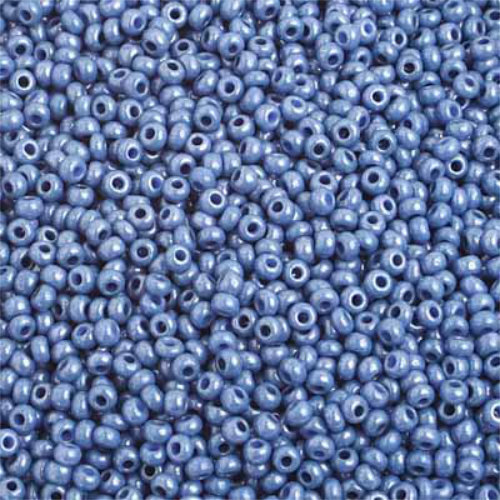 Preciosa 10/0 Rocaille Seed Beads - SB10-33023 - Opaque Blue Luster