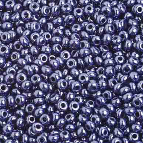 Preciosa 10/0 Rocaille Seed Beads - SB10-33061 - Opaque Grey Luster