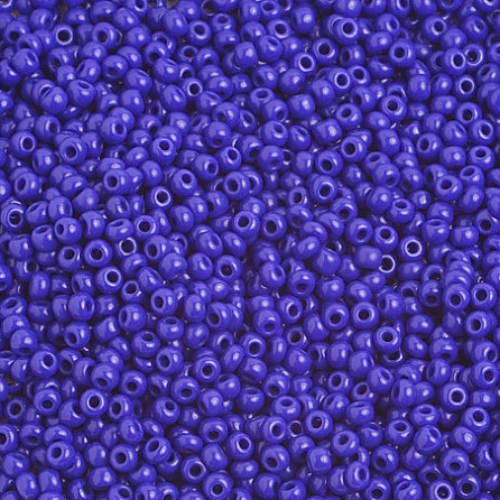 Preciosa 10/0 Rocaille Seed Beads - SB10-33070 - Opaque Dark Royal Blue
