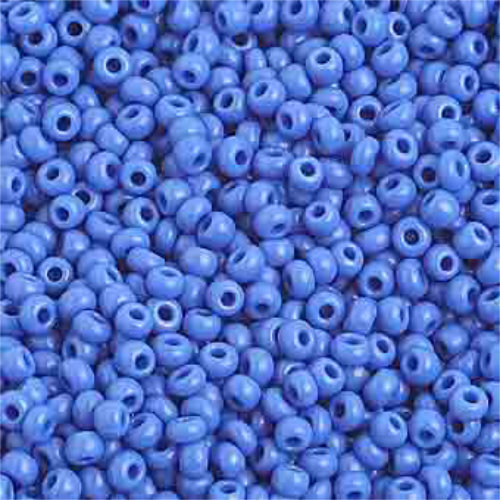 Preciosa 10/0 Rocaille Seed Beads - SB10-33210 - Opaque Medium Blue