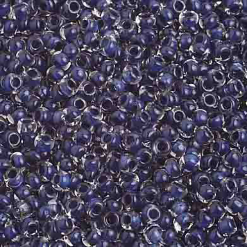 Preciosa 10/0 Rocaille Seed Beads - SB10-38039 - Crystal Lined Navy Blue