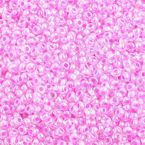 Preciosa 10/0 Rocaille Seed Beads - SB10-38125 - Crystal Lined Mauve