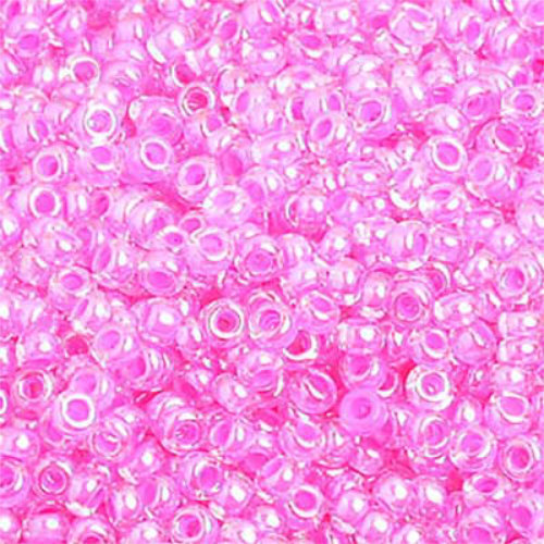 Preciosa 10/0 Rocaille Seed Beads - SB10-38177 - Crystal Lined Rose