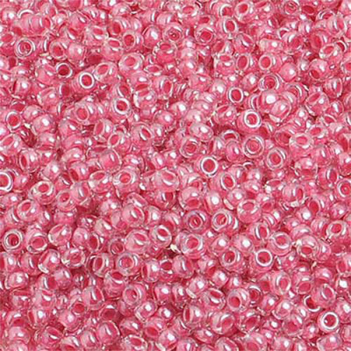 Preciosa 10/0 Rocaille Seed Beads - SB10-38198 - Crystal Lined Red