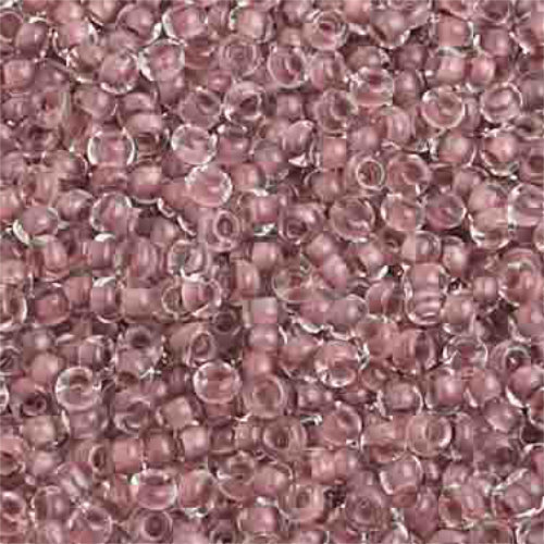 Preciosa 10/0 Rocaille Seed Beads - SB10-38319 - Crystal Lined Dark Brown Terra Color